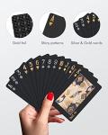 BIERDORF Waterproof Black Poker Playing Cards Deck