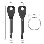 ROSTIVO Mini Screwdriver Keychain Tool for Repairs