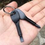 ROSTIVO Mini Screwdriver Keychain Tool for Repairs