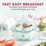 DASH 6-Capacity Electric Egg Cooker - Aqua