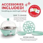 DASH 6-Capacity Electric Egg Cooker - Aqua