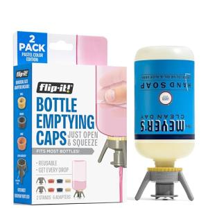 Flip-It! 2-Pack Bottle Emptying Kit in Pastel