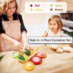 SOOPLEU Set of 4 Reusable Food Savers