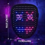 Gesture-Sensing LED Face Mask for Costume Fun