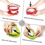 SOOPLEU Set of 4 Reusable Food Savers