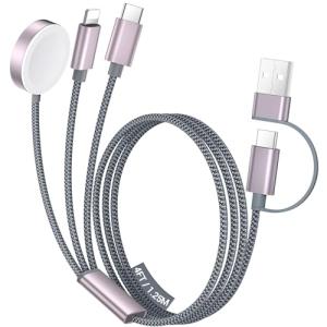 Temdan 3-in-1 USB-C Charging Cable for Travel