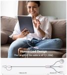Temdan 3-in-1 USB-C Charging Cable for Travel
