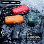 LcFun Waterproof Rechargeable Dual Arc Electric Lighter