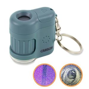 Carson MicroMini 20x Pocket Microscope with Flashlight