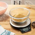 Amazon Basics LCD Kitchen Scale, Weighs Up to 11 lbs