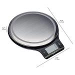 Amazon Basics LCD Kitchen Scale, Weighs Up to 11 lbs