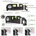 Multipurpose Laser Level Tool with Rulers
