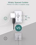 5-Outlet Surge Protector with USB Ports & Night Light