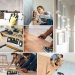 Multipurpose Laser Level Tool with Rulers