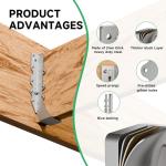 Sturdy 14-Gauge Joist Hangers for Decks - 12 Pack