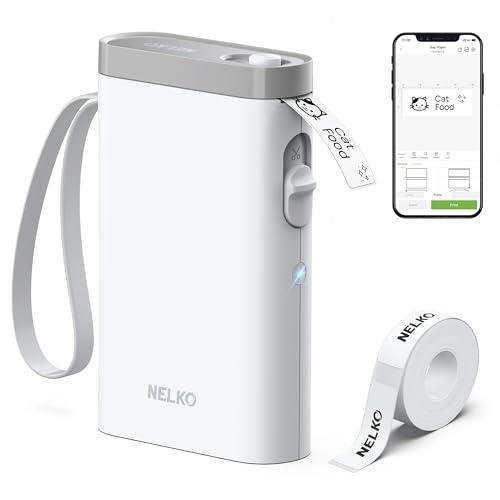 Nelko Bluetooth Mini Label Maker for Home Office