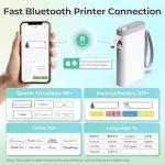 Nelko Bluetooth Mini Label Maker for Home Office