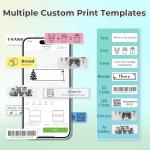 Nelko Bluetooth Mini Label Maker for Home Office