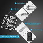 18-Piece Stainless Steel Nail Clippers Set