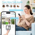 AMTIFO Wireless Home Security Camera with AI