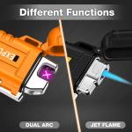 Dual Arc Waterproof USB Rechargeable Torch Lighters