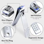 18-Piece Stainless Steel Nail Clippers Set