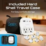 Universal Travel Adapter Kit with USB Ports