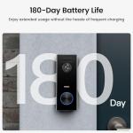 AOSU Wireless Battery-Powered 2K Doorbell Camera