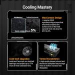 ASUS TUF Gaming Radeon RX 9070 XT OC Edition 16GB GDDR6 Gaming Graphics Card (PCIe® 5.0, 16GB GDDR6, HDMI/DP 2.1, 3.125-slot, Military-Grade Components, Protective PCB Coating, axial-tech Fans)