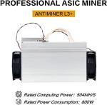 Antminer L3+ Litecoin Miner - 504MH/s Powerhouse