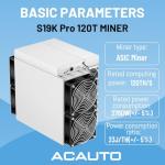 Bitmain Antminer S19K Pro 120T BTC Miner