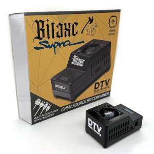 Bitaxe Supra Open Source Bitcoin ASIC Miner – BTC Miner with 700 GH/s Hash Rate, Low Power Consumption – Quiet Solo Bitcoin Miner for Home Use with Multi-Region Power Supply by DTV ₿ ELECTRONICS
