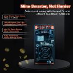 Bitaxe Gamma 601 Bitcoins Miner 1.2TH/S Open-Source System BM1370 Asic Chip Lucky Miner 15W/TH BTC Machine Solo Miner WiFi 2.4G Connection Crypto Currency Miner Home Use (Black)