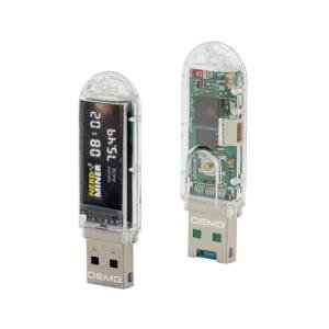 OEMGMINER New NerdMiner V2 USB Plug T-Dongle S3 Hashrate 70-75Kh/s with Display BTC Crypto Solo Lottery with Low Power Consumption - WiFi Connection