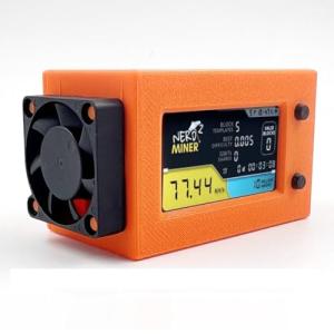 Nerd Miner V2 Ultra Bitcoin Solo Lottery Miner - BTC - Crypto Nerdminer V2.0 pro Hashrate 78K 1W Firmware 1.6.3 with Orange case