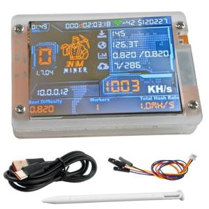 DIYmalls NerdMiner V2 NMMiner ESP32-2432S028R ESP32 Development Board 2.8 inch Display Module Resistive Touchscreen + Acrylic Case