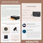 New Canaan Avalon Nano 3S BTC Miner - 6 TH/s 140W Bitcoin ASIC Miner - Quiet with Canaan Original Power Supply - Supports Solo Mining & Stake Pool for Office and Home Use(Black)