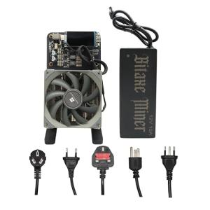 NerdQaxe++ 4.8TH/s Bitcoin Miner - 4X BM1370 ASIC Chips, 15J/Th, 68W Power Consumption, 2.4G WiFi, Open Source Mining Machine, High Efficiency for BTC Mining (Black