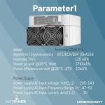 Antminer S19k pro 120Th Asic Miner 2760W Bitmain Crypto BTC Bitcoin Miner Mining Includes PSU in Stock (S19k Pro 120T 2760W)