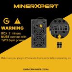 New Goldshell MINI Doge 3 Ⅲ ASIC Miner Dual Mode 700M/s 400W or 550M/s 260W with 110V-240V 750W PSU and Cord (MINI Doge Ⅲ)