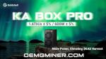 New Goldshell KA Box Pro 1.6TH/s 600W ASIC Miner KAS Miner KHeavyHash Algorithm Kaspa Mining with 110V-240V PSU and Cord