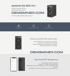 New Goldshell KA Box Pro 1.6TH/s 600W ASIC Miner KAS Miner KHeavyHash Algorithm Kaspa Mining with 110V-240V PSU and Cord