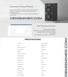 New Goldshell KA Box Pro 1.6TH/s 600W ASIC Miner KAS Miner KHeavyHash Algorithm Kaspa Mining with 110V-240V PSU and Cord