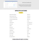 ACAUTO Goldshell Mini Doge Ⅲ Miner for Doge Coin & LTC, Dual Mode 700M/400W or 550M/260W WiFi Version