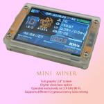 NMMiner Upgraded 1060 KH/S Harshrate, 2.8 Inch Smart Display,Solo Lottery Miner,USB NMMiners for home (2 PCS)