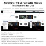 NerdMiner V2 Pro 307KH/S Bitcoin Miner Solo Lottery BTC Module Nerdminer V2 Mining Bitcoin with 1.9 Inch TFT Colour Screen ESP32-R8 Module with WiFi/BLE 5.0 More Odds Compatible with Nerd Miner