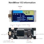 NerdMiner V2 Pro 307KH/S Bitcoin Miner Solo Lottery BTC Module Nerdminer V2 Mining Bitcoin with 1.9 Inch TFT Colour Screen ESP32-R8 Module with WiFi/BLE 5.0 More Odds Compatible with Nerd Miner