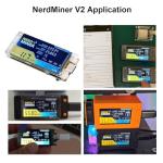 NerdMiner V2 Pro 307KH/S Bitcoin Miner Solo Lottery BTC Module Nerdminer V2 Mining Bitcoin with 1.9 Inch TFT Colour Screen ESP32-R8 Module with WiFi/BLE 5.0 More Odds Compatible with Nerd Miner