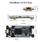 NerdMiner V2 Pro 307KH/S Bitcoin Miner Solo Lottery BTC Module Nerdminer V2 Mining Bitcoin with 1.9 Inch TFT Colour Screen ESP32-R8 Module with WiFi/BLE 5.0 More Odds Compatible with Nerd Miner