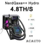 New NerdQaxe++ Hydro - 4.8TH/s Bitcoin Miner,15J/TH Efficiency 60W Low Power WiFi 2.4G 4×BM1370 ASIC Chips,High-Efficiency BTC Mining (in Stock)